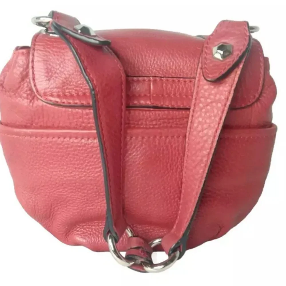 Oryany Red Handbag Small Pebbled Leather Purse